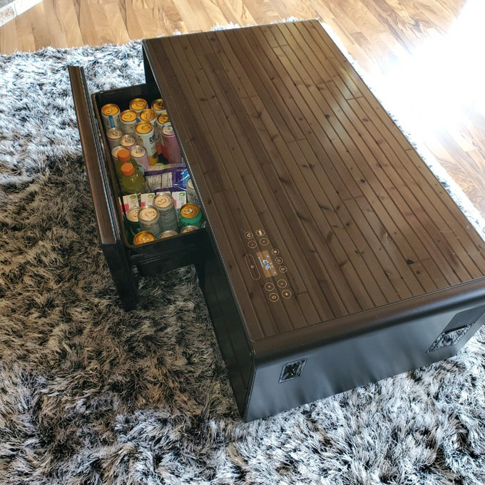 Review of The Sobro Smart Coffee Table with Refrigerator [2023] A